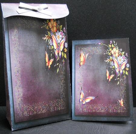 Butterflies and Pinch Bag Kit by Yvonne Middleton