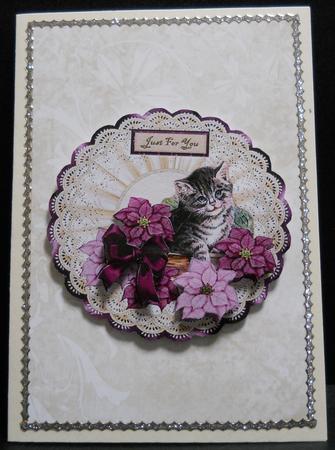 Floral Elegance Background in Beige by Yvonne Middleton