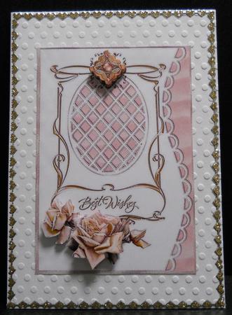 Lattice Work Card Front 2 by Yvonne Middleton
