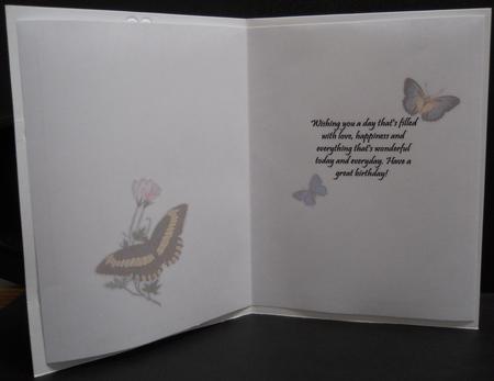 Butterfly Insert by Yvonne Middleton