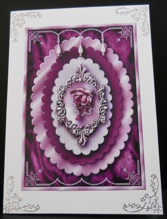 Rose Goddess Card Topper 3 by Yvonne Middleton