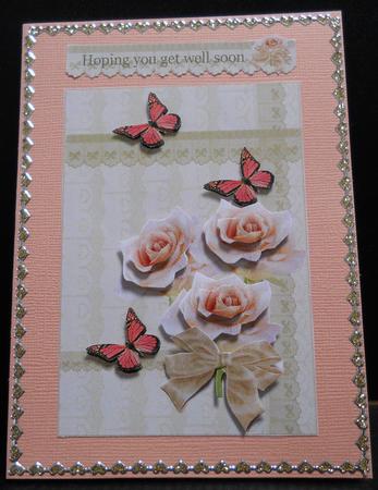 Flowers and Butterflies by Yvonne Middleton