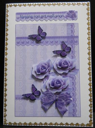 Multiple Sentiments Purple by Yvonne Middleton