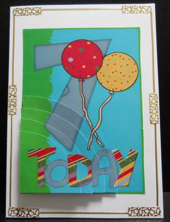 7 Today Balloons by Yvonne Middleton