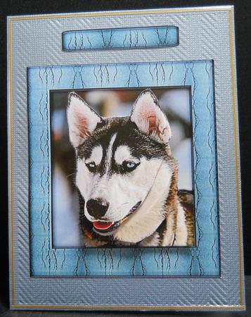 Husky Series - Black and White - Decoupage by Yvonne Middleton