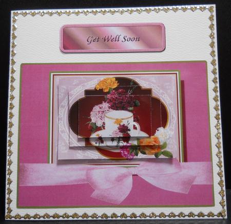 Have One on Me a Cup of Tea 2 Card Sheet by Yvonne Middleton