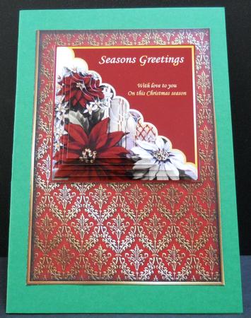 Gold Damask Card Fronts 2 by Yvonne Middleton