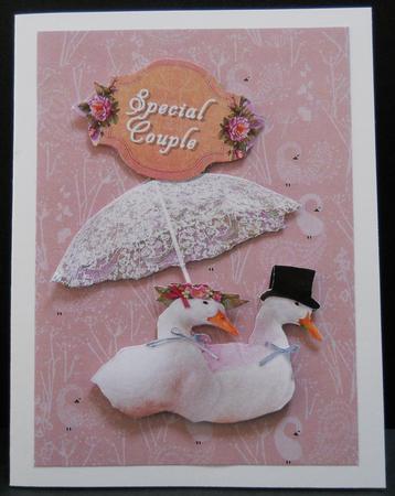 Swans Backing Sheet by Yvonne Middleton