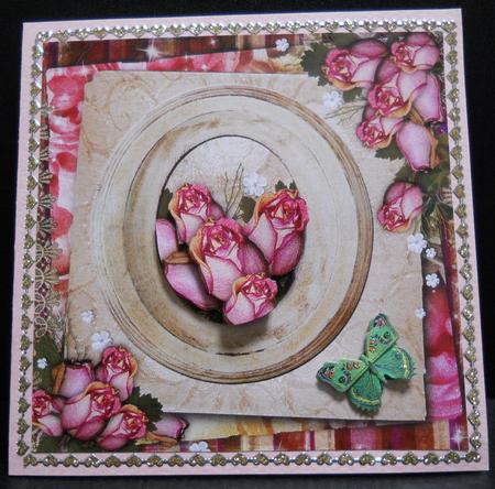 Vintage Roses - Decoupage by Yvonne Middleton