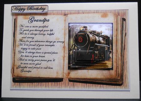 Vintage - Train - Grandpa by Yvonne Middleton