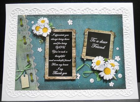 To a Dear Friend Verse by Yvonne Middleton