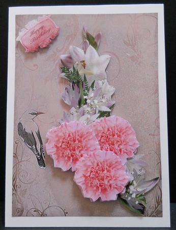 Vintage Bird Backing Sheets by Yvonne Middleton