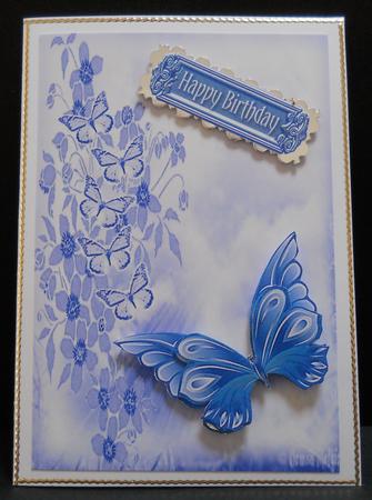 Blue Butterfly by Yvonne Middleton