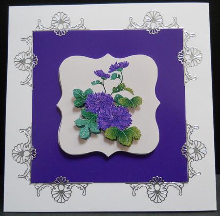 Clowerflower Blue by Yvonne Middleton