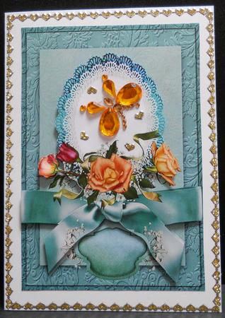 Quick Cards Roses and Lace -  by Yvonne Middleton
