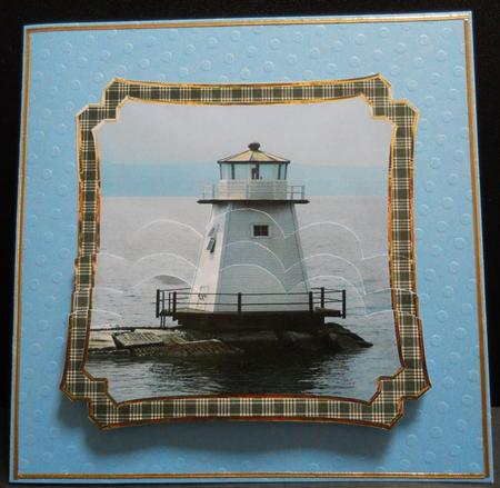 Lighthouse on Pier by Yvonne Middleton
