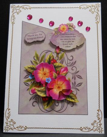 Blossoms with Love Anniversary and Friendship by Yvonne Middleton