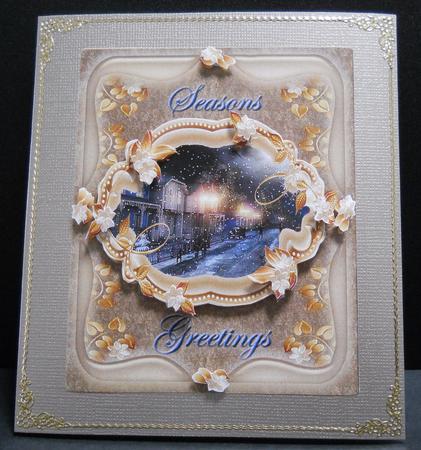 Gorgeous Greeting Topper #7 -sepia Tones by Yvonne Middleton