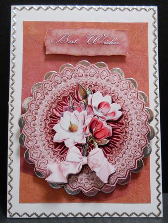 A4 Background Heritage Roses by Yvonne Middleton