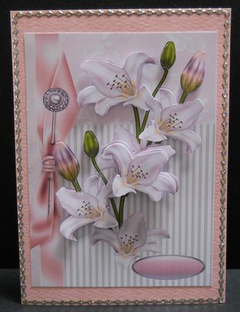 Lillies in Satin by Yvonne Middleton