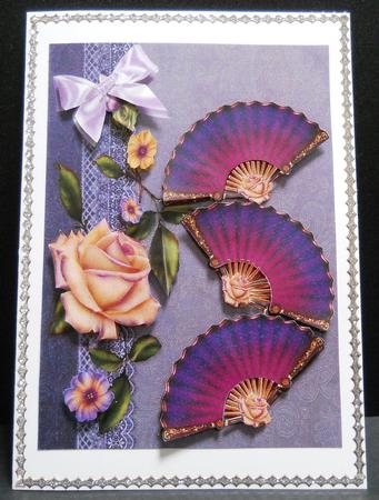 Beautiful Lilac Fans by Yvonne Middleton