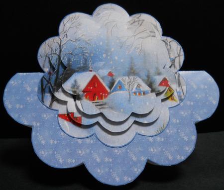 Snow Covered Hamlet by Yvonne Middleton