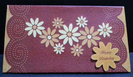 It's Autumn - Daisy Money Wallet by Yvonne Middleton
