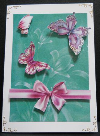 Easter Green Floral Paper by Yvonne Middleton