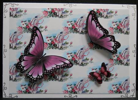 Rosey Note Backing Sheet 2 by Yvonne Middleton