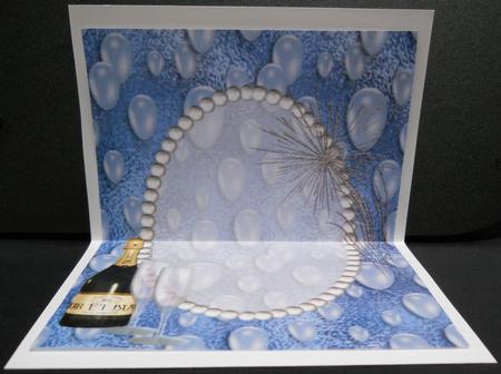 A4 Sapphire Anniversary Celebration Insert by Yvonne Middleton