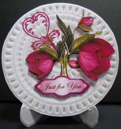 Special Day Plate and Stand by Yvonne Middleton