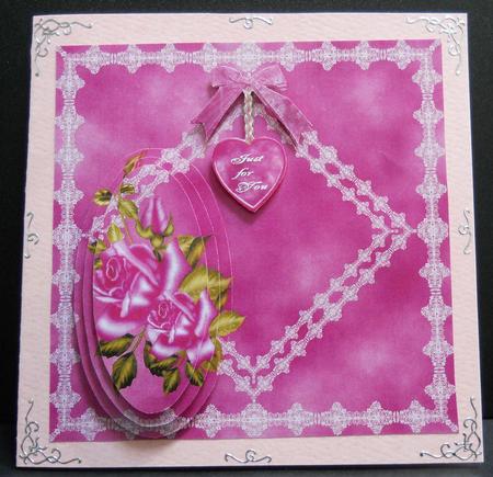 Pink Diamond Roses by Yvonne Middleton