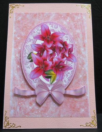 Fluffy Sparkles Backing Paper in Blush by Yvonne Middleton
