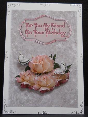Fluffy Sparkles Backing Paper in Silver by Yvonne Middleton
