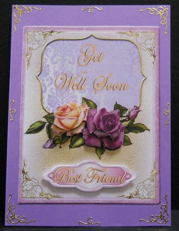 Heritage Roses-get Well Soon by Yvonne Middleton
