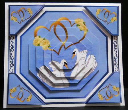 Exploding Verse Kit- Anniversary (swans) by Yvonne Middleton