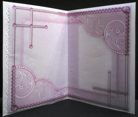 Flirty Frocks in Mauve A5 Insert by Yvonne Middleton