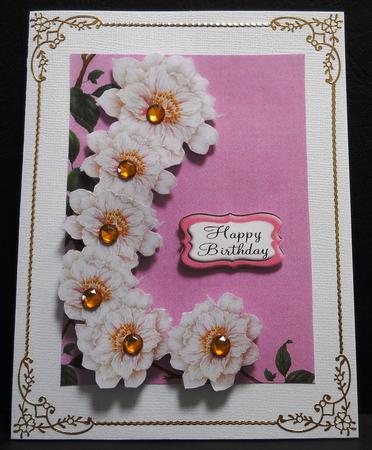 Camelia Backing Paper - Pink by Yvonne Middleton