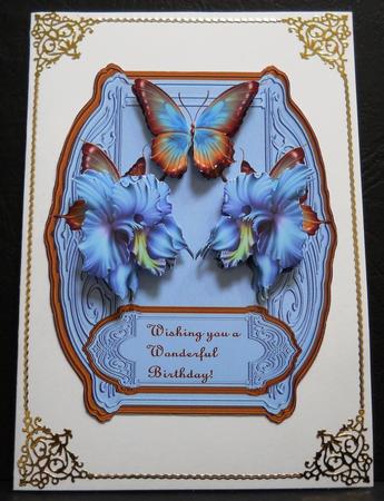 Butterflie Beauty Wonderful Birthday by Yvonne Middleton