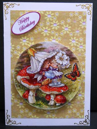 Pretty Flowers 1 Background by Yvonne Middleton