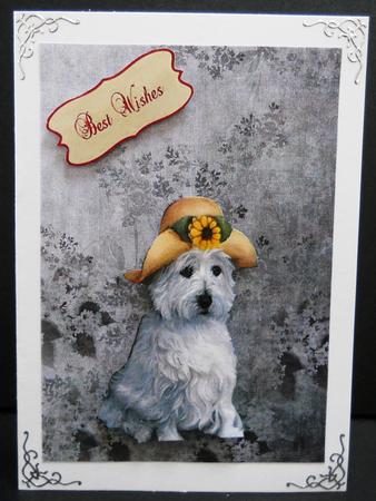 Floral Grunge Backing Paper-4 by Yvonne Middleton