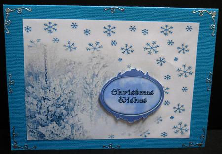 Winter Backing Sheet by Yvonne Middleton