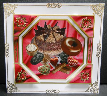 Chocolate Card Front by Yvonne Middleton