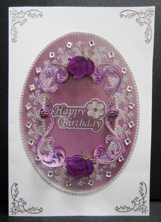Oval Rose Toppers by Yvonne Middleton