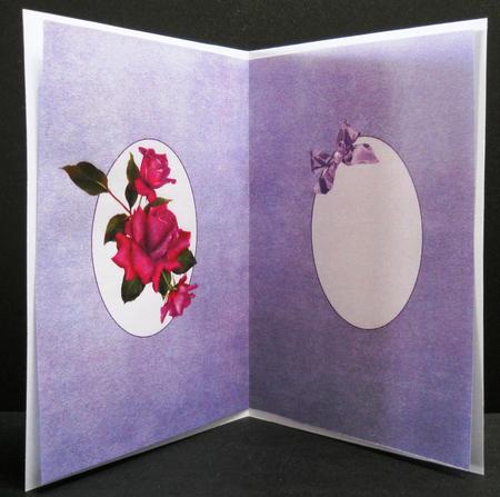 Twilight Roses and Swirls Insert by Yvonne Middleton
