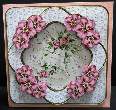 Wedding Bells Fancy Picture 8in Decoupage Cf Kit by Yvonne Middleton