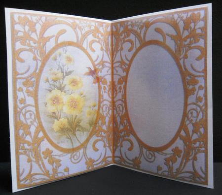Humming Bird and Yellow Flowers Frame Insert by Yvonne Middleton