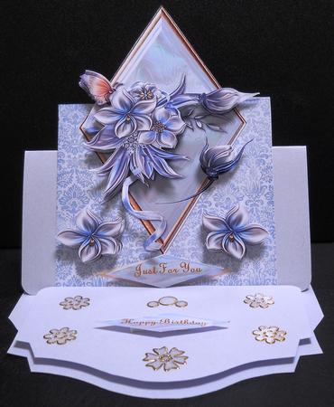 Over the Top Elegant Bleu Beauty by Yvonne Middleton