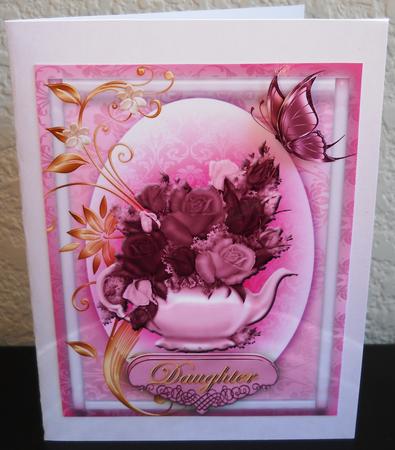 Teapot Floral with Insert-lots of Occasions#3 by Yvonne Middleton