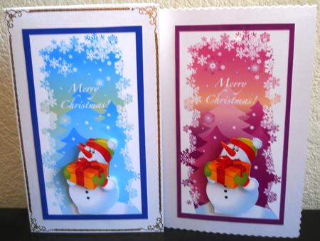 Merry Christmas Snowman by Yvonne Middleton